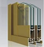 Powder Painted Aluminum Curtain Wall Profile Mill Finished with 6063-T5