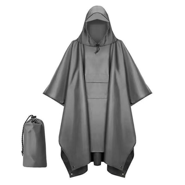 Polyester PU Coating Military Raincoat