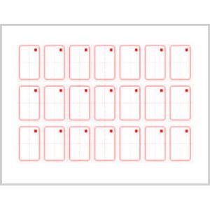 13.56 MHz MF 4K RFID Inlay Sheet PVC Material A4 Size For Card Making