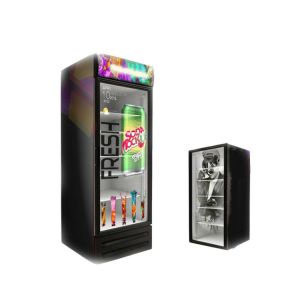 19" 24" 42" Transparent LCD Refrigerator Vertical In Commercial Advertising