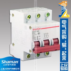 High quality good price DZ47-63D-3P-10A Mini circuit breaker,murray circuit