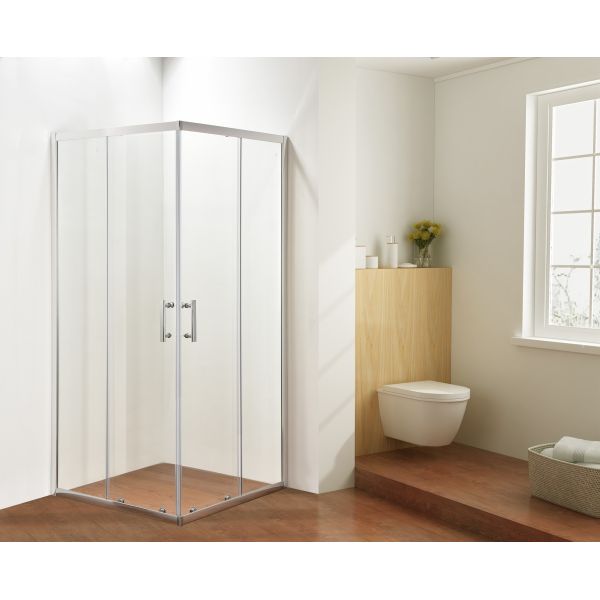 Quality 900x900x1900mm Square Shower Enclosures With Tray 1-1.2mm for sale