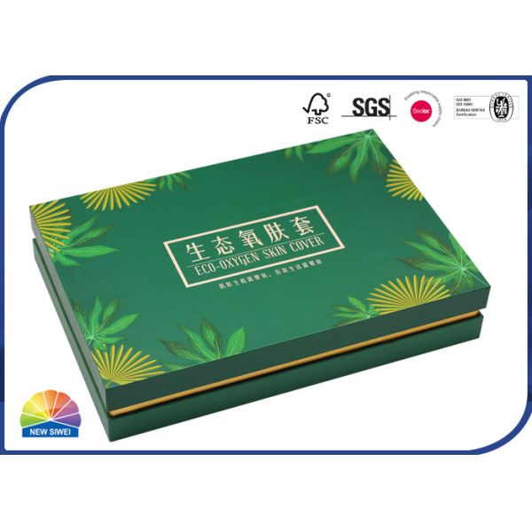 Quality Spot UV Matte Lamination Flocking EVA Rigid Shoulder Box for sale