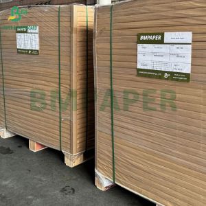 China 40g Brown Kraft Paper 100% Bamboo Fiber Paper 787 X 1092mm on sale