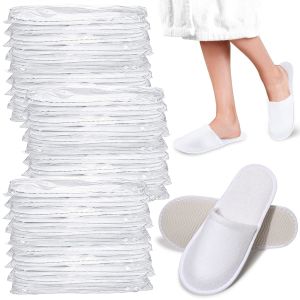 Disposable Slippers, Closed Toe SPA Slippers Non-Slip Slippers Comfortable