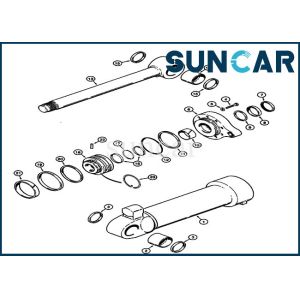 Wear Resistance G110526 Loader Bucket Sealing Kit Model 621 821 Case Cylinder