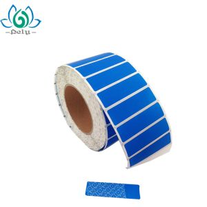 Self Adhesive Private Printing PET Tamper Seal Stickers For Cosmetics