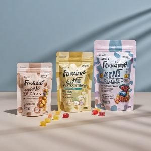 Oem Factory Resealable Ziplock Custom Printed Candy Packaging Die Cut 3.5G Stand