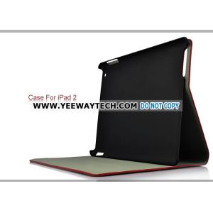 Crocodile Skin iPad 2 Leather Hard Case - Red