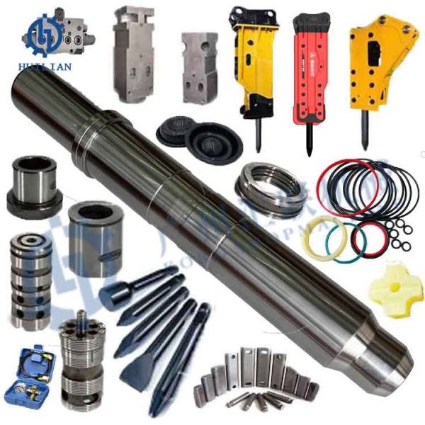 Construction Machine Excavator Hydraulic Rock Breaker Hammer Piston For MTB