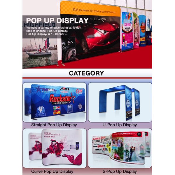 Tension Fabric Display,Portable Trade Show Wall,Custom backdrop display