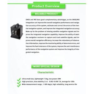 UNIVO UBTS1300Y GNSS/INS Integrated Inertial Navigation System with Fiber Optic