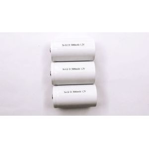 NiCd D5000mAh 1.2V Rechargeable Flashlight Battery UL High Cap