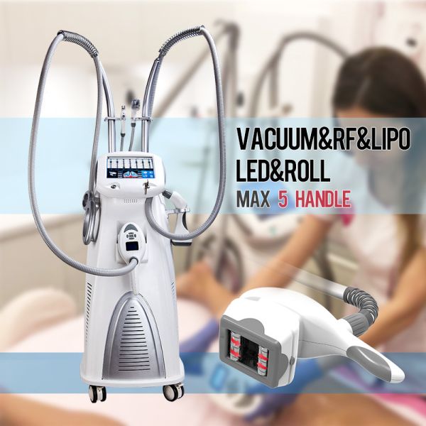 Body Shaping Vela Shape Machine With Cavitation Vacuum Rf Roller Led Ir