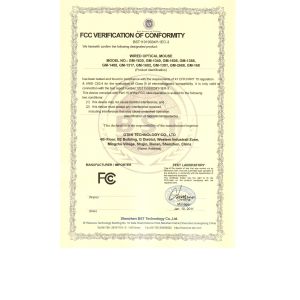 GTEK TECHNOLOGY Certifications