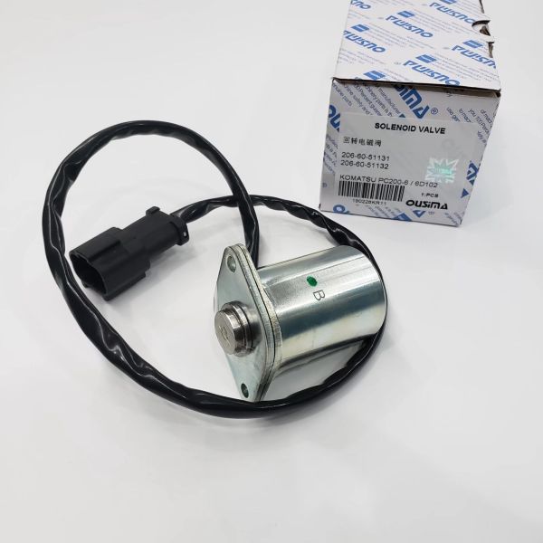 Rotary Excavator Solenoid Valve 206-60-51131 206-60-51132 For PC200-6 6D102