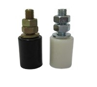 Adjustable Slide Gate Guide Roller 6" 25mm 30mm 40mm Black