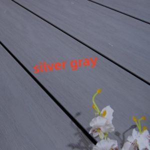 Recycled Anti UV WPC Hollow Decking French Grey Hollow Composite Decking