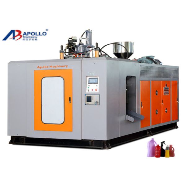 Fully Automatically Jerry Can Moulding Machine , Plastic Bottle Blow Molding