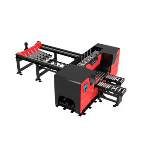 Automatic Feeding CNC Horizontal Band Saw Machine PLC Control