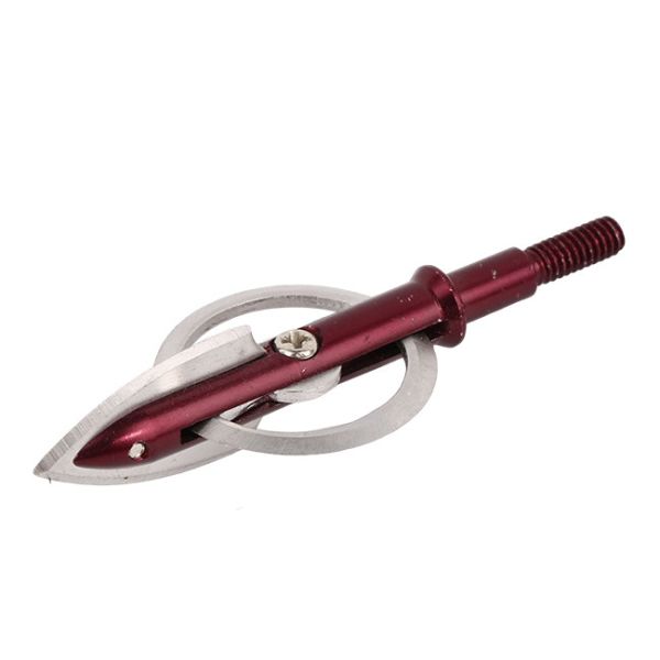 Quality 2blade Mechanical Expandable Archery Broadhead Dual Blade Archery Broadhead for sale