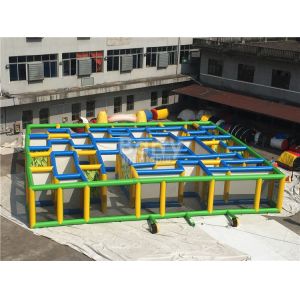 Large Inflatable Interactive Games , Inflatable Corn Haunted House Maze With