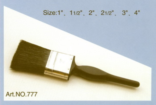 Plastic handle pure natural bristle Chinese bristle synthetic mix paint brush No.777