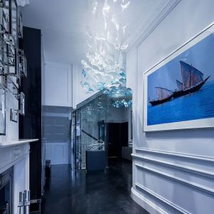 Customized Hotel Lobby Sales Department Banquet Hall Glass Chandelier In