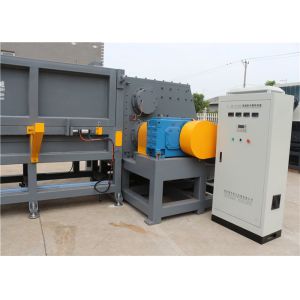 Plastic Waste Shredding Machine Energy Saving , High Efficiency Pvc Shredder