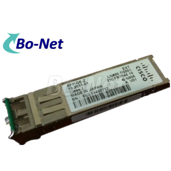 SFP GE Z Fibre Channel Used Cisco Modules With 80 Km Max Transfer Distance SFP