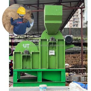 1000-1200kg/h Capacity Electric Coconut Shell Crusher for Energy Mining Needs