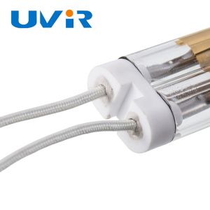 2000W Gold Plated Medium Wave Infrared Heating Lamp 380V