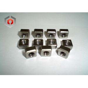 19.25 G/Cc Density Tungsten Parts , Pure Tungsten Material Nuts & Screws