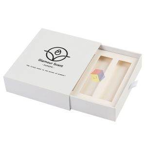 Compact Cosmetic Lip Gloss Packaging Versatile Pull Out Drawer Rigid Cardboard