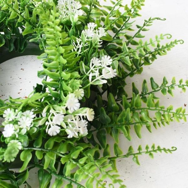 Hot sale wedding decoration faux green leaves vine plant artificial plastic