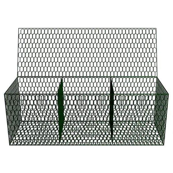 Oem Manufacture Supplier Of 2x1x1m 2x1x0.5m Galvanized Pvc Coated Hexagonal