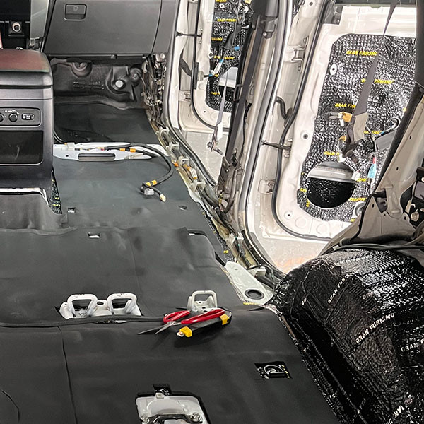 Quality Precision Engineered Car Soundproofing Mat medium high frequency Noise Lowering for sale