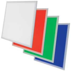 UGR<19 RGBW LED Panel Light With 140lm/W Color Changing, Remote Controlled IP65
