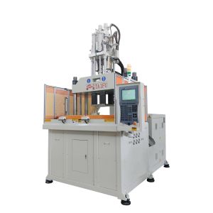 Two - Color Lid Plastic Making Machine Vertical Double Color Injection Molding