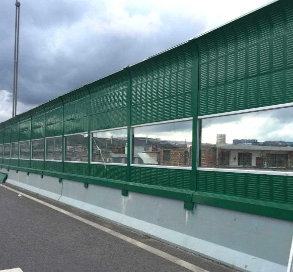 Steel Panel Sound Barrier for Highway and Railway Noise Reduction