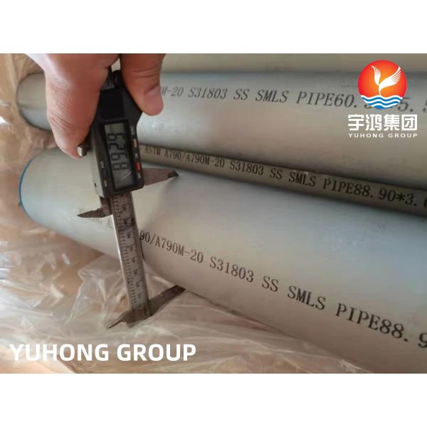 ASTM A790 UNS 31803 Duplex Steel Seamless Pipe For Pulp And Paper Manufacturing