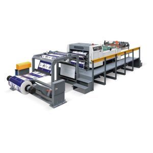 Program-control Paper Sheet Cutter, High precision, Computer control, Blue