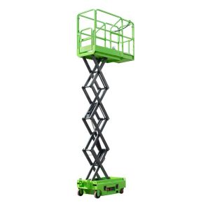 China Semi Electric Mobile Mini Scissor Lift 3.9 Meters Height For Warehouse on sale