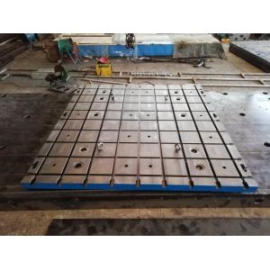 China CO HB170 Cast Iron Bed Plates With T Slot And Hole on sale