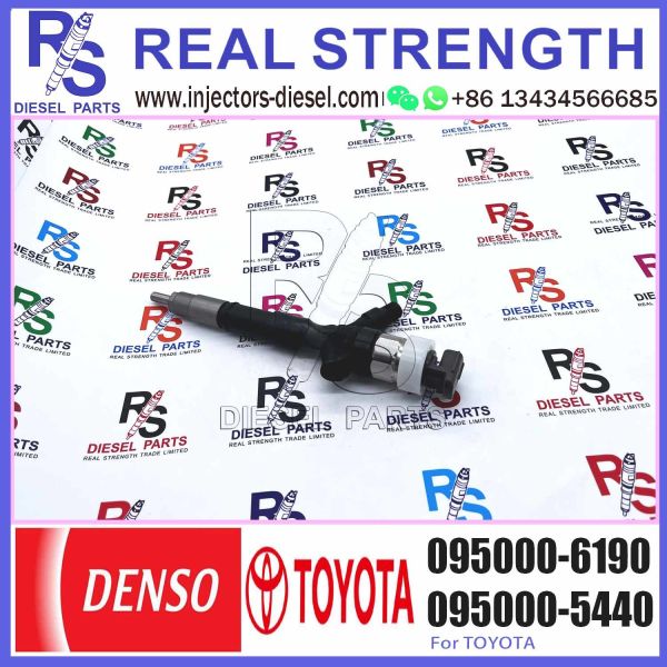 Common Rail Fuel Injector 23670-09060 23670-0L010 095000-6190 for Diesel Engine 2KD-FTV D4D