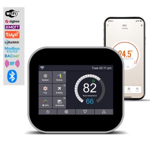 CE/FCC Certified Tuya Smart WiFi Thermostat Wireless Programmable Controller for
