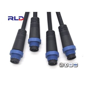3 Core Led Outdoor Lighting Waterproof Power Connector 2 Pin 3 Pin 4 Pin