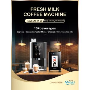 Automatically Commercial Fresh Milk Coffee Vending Machine with Multi-Function