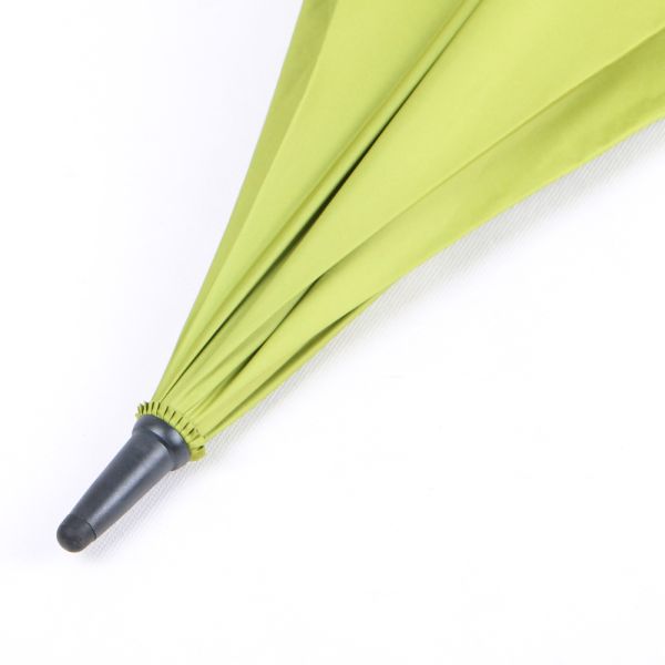 Uv Protection Curved Handle Umbrella With Plastic J Handle Automatic Open
