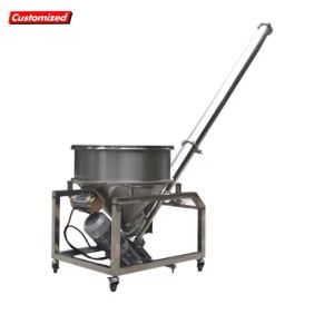 SS304 SS316 Screw Feeding Conveyor Feeding Equipment Flexible Output Auger